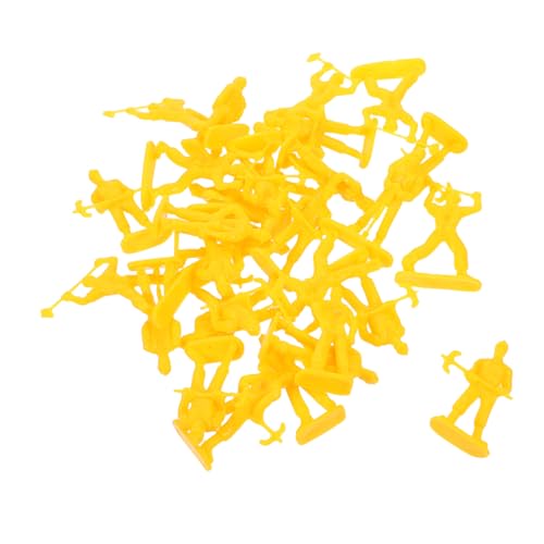 ORFOFE 100 Stück Miniatur Arbeiter Figuren Kunststoff Modelle mit Detailreicher Gestaltung Langlebig für Sandtisch Architekturmodelle Kreative Bastelprojekte von ORFOFE