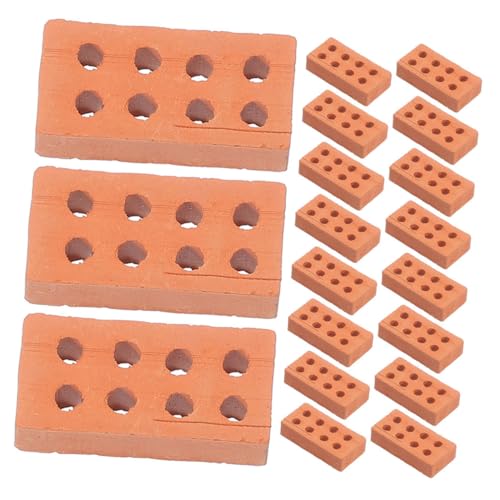ORFOFE 100 Stück Miniatur Ziegelsteine Mini Bausteine für DIY Handwerksmodell Simulation zur Feinmotorik und Kreativität ORFOFE 100 Stück Miniatur Ziegelsteine Mini Bausteine für DIY Handwerksmodell Simulation zur Feinmotorik und Kreativität von ORFOFE
