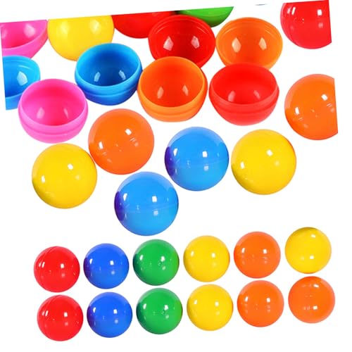 ORFOFE 100 Stück Teiliges Bunte Loskugeln Kunststoff Wiederverwendbare Ziehungsbälle für Tombola Partyspiele Veranstaltungen Farbige Leichte Bruchfeste Raffle Drawing Balls von ORFOFE
