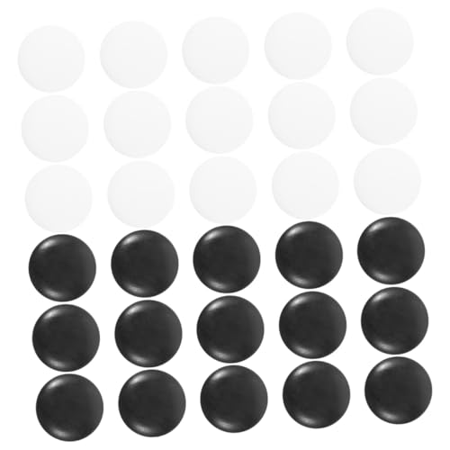 ORFOFE 100 Stück Teiliges Go Schachstein aus Strapazierfähigem Resin Schwarz-weiße Spielsteine Kompakt und Langlebig für Brettspiel und Kreatives zu Hause und Schule von ORFOFE