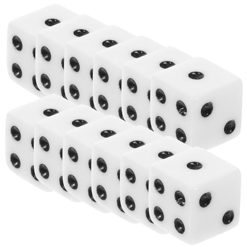ORFOFE 100 Stück Teiliges Spielwürfel mit Abgerundeten Ecken Leicht und Langlebig als Spielwürfel für Brettspiele Matheunterricht Party und Zuhause von ORFOFE