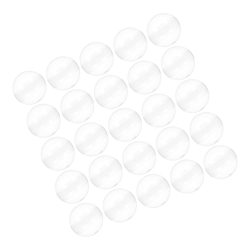 ORFOFE 100 Stück Transparente Nachfüllbare Kunststoffkugeln Robuste Runde Kapseln für Spielzeugautomaten Vielseitig Einsetzbar für Partys Ostern und Geschenkefüllung von ORFOFE
