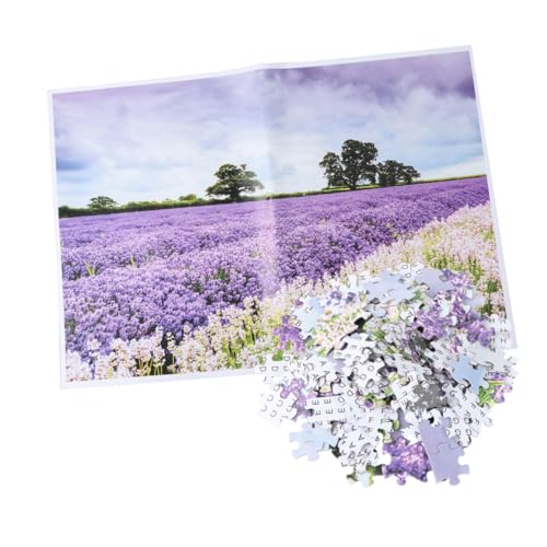 ORFOFE 1000 Stück Teiliges Jigsaw Puzzle Lavendelfeld Kreatives Flat Puzzle aus Papier Stressabbauendes Lustiges Intelligenzspiel für Erwachsene und Junge Mädchen ORFOFE 1000 Stück Teiliges Jigsaw Puzzle Lavendelfeld Kreatives Flat Puzzle aus Papier Stressabbauendes Lustiges Intelligenzspiel für Erwachsene und Junge Mädchen von ORFOFE