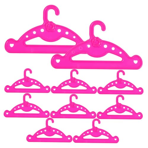 ORFOFE 10Stücke Kleiderbügel für Puppen und Leichte Bügel für Puppenkleidung für Unterwegs Kompatibel mit Verschiedenen Anziehpuppen Sammler ORFOFE 10Stücke Kleiderbügel für Puppen und Leichte Bügel für Puppenkleidung für Unterwegs Kompatibel mit Verschiedenen Anziehpuppen Sammler von ORFOFE