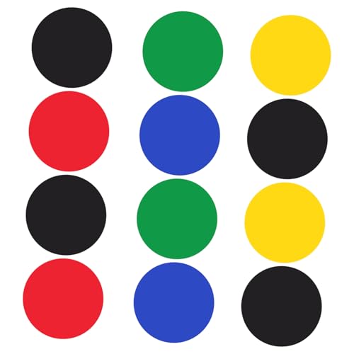 ORFOFE 12 Stück Pu-Hockey-Pucks: Sporttrainings-Hockey-Pucks, Stressball-Spielzeug – Für Den Innen- Und Außenbereich, Für Sportspieltraining Und -übungen von ORFOFE
