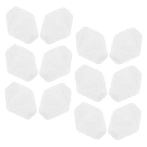 ORFOFE 12 Stück Teiliges Acryl würfel mit Glatter Oberfläche Blanke Spielwürfel zum Selbstgestalten für Brettspiele Vielseitig für Unterricht und Freizeitaktivitäten Geeignet von ORFOFE