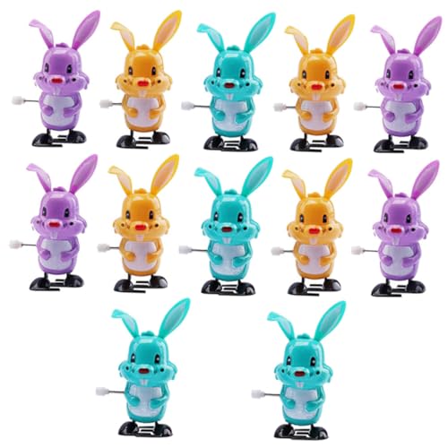 ORFOFE 12 Stück Teiliges Aufziehspielzeug Bunte Hasen Wind Up Bunny für Osterfest Mitgebsel und Geschenke Jungen Mädchen Kreative Osterdeko ORFOFE 12 Stück Teiliges Aufziehspielzeug Bunte Hasen Wind Up Bunny für Osterfest Mitgebsel und Geschenke Jungen Mädchen Kreative Osterdeko von ORFOFE