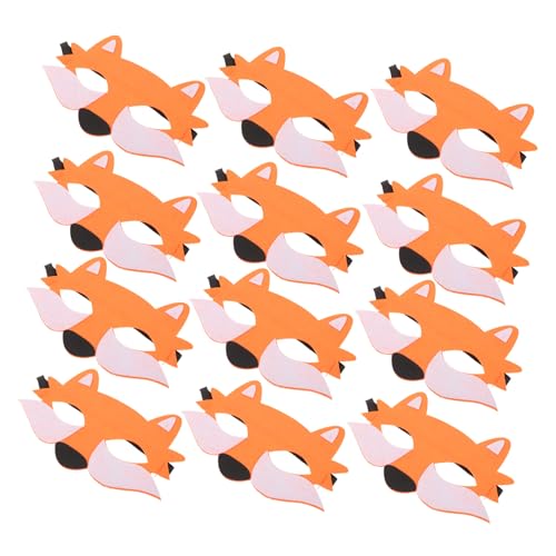 ORFOFE 12 Stück Teiliges Filz Wolf Halbes Gesicht Masken für Realistische Tier Cosplay Masken Wiederverwendbar Leicht zu Reinigen für Halloween Kostümpartys Rollenspiele und ORFOFE 12 Stück Teiliges Filz Wolf Halbes Gesicht Masken für Realistische Tier Cosplay Masken Wiederverwendbar Leicht zu Reinigen für Halloween Kostümpartys Rollenspiele und von ORFOFE