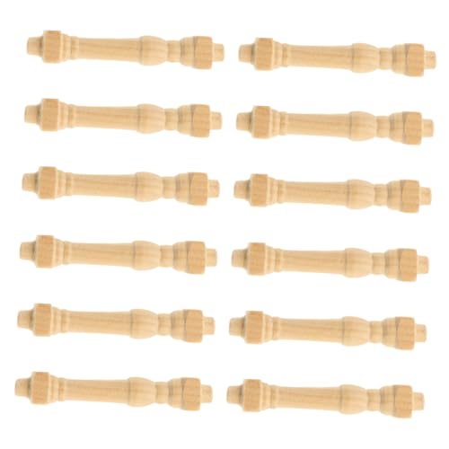 ORFOFE 12 Stück Teiliges Mini Geländerpfosten aus Holz Handgefertigte Miniatur Möbel für Puppenhaus DIY Dekoration Leicht und Kompakt Geeignet für Bastelprojekte ORFOFE 12 Stück Teiliges Mini Geländerpfosten aus Holz Handgefertigte Miniatur Möbel für Puppenhaus DIY Dekoration Leicht und Kompakt Geeignet für Bastelprojekte von ORFOFE