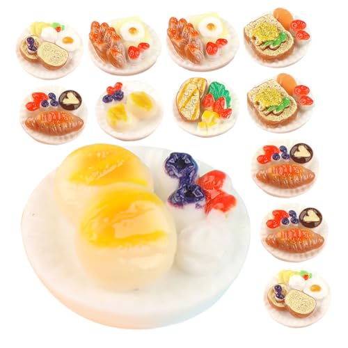ORFOFE 12 Stück Teiliges Miniatur Harz Dessert Realistische Puppenhaus Lebensmittel Modelle Vielseitige Mini Craft Dekoration Detailreiche Mini Food Figuren für Puppenhaus Küche und ORFOFE 12 Stück Teiliges Miniatur Harz Dessert Realistische Puppenhaus Lebensmittel Modelle Vielseitige Mini Craft Dekoration Detailreiche Mini Food Figuren für Puppenhaus Küche und von ORFOFE