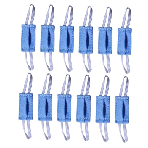 ORFOFE 12 Stück Teiliges Miniatur Puppengesichtsmasken Hautfreundliche Stoffmasken Detailreiches Puppenzubehör für Kreative DIY Spielzeugpuppen und Puppenpflege von ORFOFE