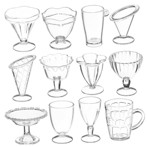 ORFOFE 12 Stück Teiliges Miniaturen Puppenhaus Zubehör Transparente Mini Becher aus Kunststoff Vielseitig als Dekoration für DIY Snacks Kleine Tragbare Puppenhaus Accessoires ORFOFE 12 Stück Teiliges Miniaturen Puppenhaus Zubehör Transparente Mini Becher aus Kunststoff Vielseitig als Dekoration für DIY Snacks Kleine Tragbare Puppenhaus Accessoires von ORFOFE