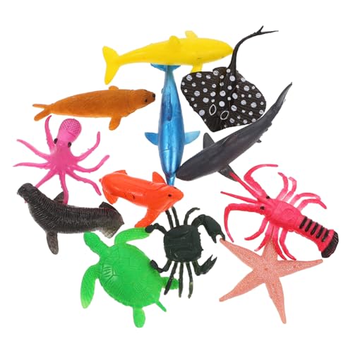 ORFOFE 12 Stück Teiliges Realistische Meerestiere Modelle aus Langlebigem Abs Vielseitige Aquarium Deko mit Wal Krabbe Hummer Seelöwe Schildkröte Pädagogisches für Meeresliebhaber ORFOFE 12 Stück Teiliges Realistische Meerestiere Modelle aus Langlebigem Abs Vielseitige Aquarium Deko mit Wal Krabbe Hummer Seelöwe Schildkröte Pädagogisches für Meeresliebhaber von ORFOFE