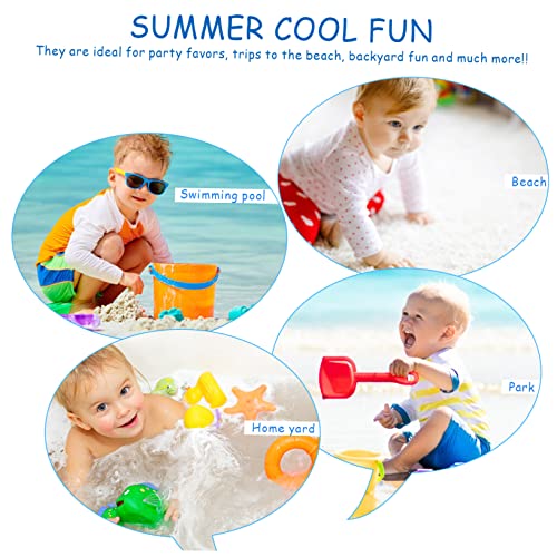 ORFOFE 12 Stück Teiliges Strandspielzeug Sandspielzeug aus Robustem Material Bunte Sandschaufeln für Outdoor Spiel und Hand Auge Koordination für Strand und Sandkasten Spaß von ORFOFE
