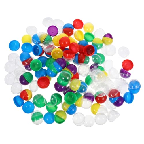 ORFOFE 120 Stück Bunte Halbtransparente Kunststoff Kapseln Wiederbefüllbare Runde Spielzeugkapseln für Kaugummiautomaten DIY Geschenkkapseln Robust und Leicht für Süßigkeiten und Kleine ORFOFE 120 Stück Bunte Halbtransparente Kunststoff Kapseln Wiederbefüllbare Runde Spielzeugkapseln für Kaugummiautomaten DIY Geschenkkapseln Robust und Leicht für Süßigkeiten und Kleine von ORFOFE