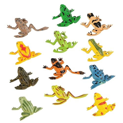ORFOFE 12Stücke Miniaturfrösche Figuren Realistische Kleine Frösche Statuen für Miniaturlandschaften Garten und Spielzeughausdekoration Bildungsspielzeug ORFOFE 12Stücke Miniaturfrösche Figuren Realistische Kleine Frösche Statuen für Miniaturlandschaften Garten und Spielzeughausdekoration Bildungsspielzeug von ORFOFE