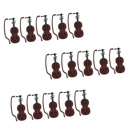 ORFOFE 15 Sätze Teiliges Weihnachtsdeko Mini Violine mit Holzstruktur Realistisches Musik Instrument Modell Elegante Tischdekoration für Weihnachten Hochzeit und Geschenkideen ORFOFE 15 Sätze Teiliges Weihnachtsdeko Mini Violine mit Holzstruktur Realistisches Musik Instrument Modell Elegante Tischdekoration für Weihnachten Hochzeit und Geschenkideen von ORFOFE