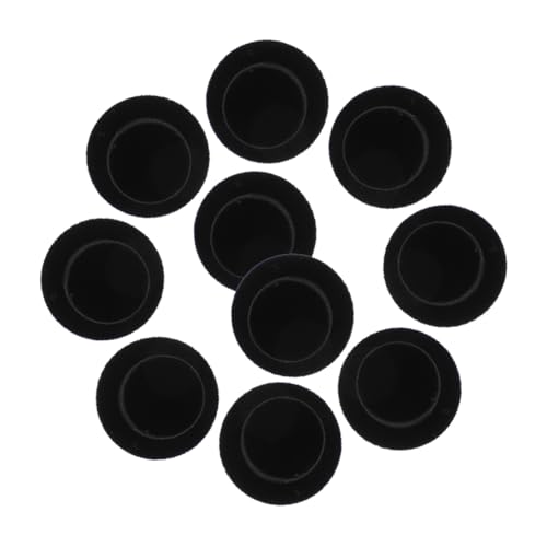 ORFOFE 15 Stück Teiliges Miniatur Puppenhüte aus Pflanzlichem Velours Schwarze Kleine DIY Bastel Hüte für Puppen Magische Weihnachts und Halloween Dekoration Vielseitig für Bastelprojekte ORFOFE 15 Stück Teiliges Miniatur Puppenhüte aus Pflanzlichem Velours Schwarze Kleine DIY Bastel Hüte für Puppen Magische Weihnachts und Halloween Dekoration Vielseitig für Bastelprojekte von ORFOFE