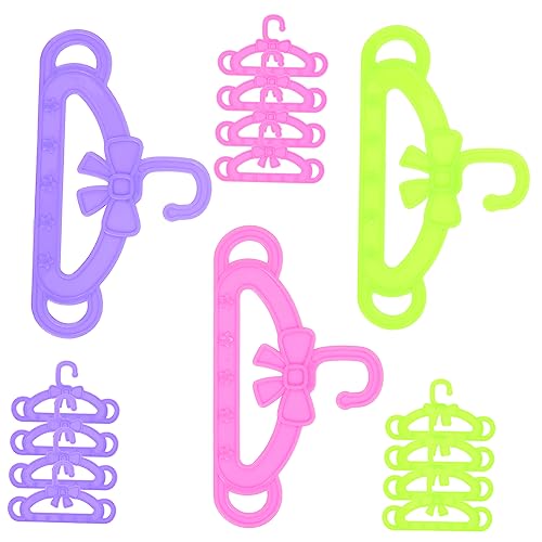ORFOFE 15 Stück Teiliges Puppenkleiderbügel Kunststoff in Rosa Grün Glatte Oberfläche Praktische Aufbewahrung für Puppenkleidung für Mädchen und Ordentliche Puppenschränke ORFOFE 15 Stück Teiliges Puppenkleiderbügel Kunststoff in Rosa Grün Glatte Oberfläche Praktische Aufbewahrung für Puppenkleidung für Mädchen und Ordentliche Puppenschränke von ORFOFE