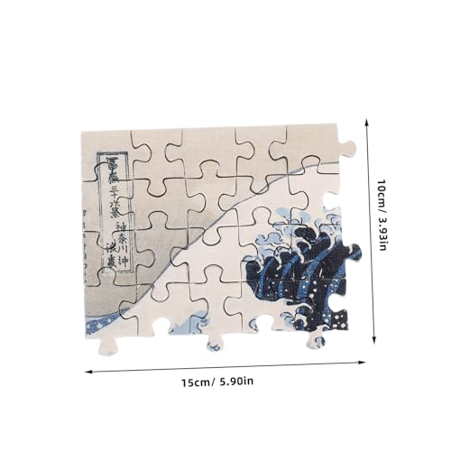 ORFOFE 150 Stück Teiliges Mini Puzzle Set für Erwachsene Kreatives Jigsaw mit Berühmtem Wellenmuster Pädagogisches Knobelspiel aus Papier Stressreduzierendes Legespiel Geschenk für ORFOFE 150 Stück Teiliges Mini Puzzle Set für Erwachsene Kreatives Jigsaw mit Berühmtem Wellenmuster Pädagogisches Knobelspiel aus Papier Stressreduzierendes Legespiel Geschenk für von ORFOFE