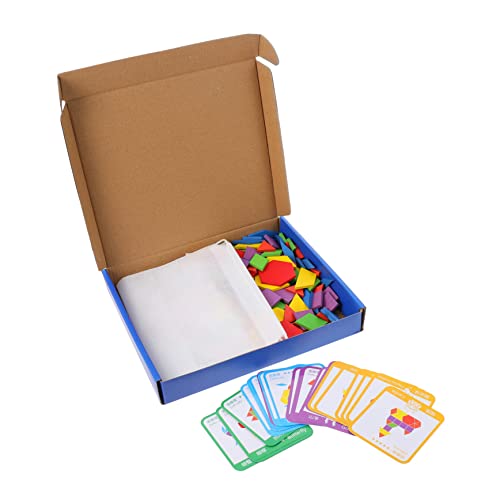 ORFOFE 155 Teiliges Kreatives Musterblöcke Puzzle Für Pädagogisches Jigsaw Für Frühe Bildung Und Motorische Fähigkeiten Geeignet Für Kleinkinder Und Vorschulkinder von ORFOFE