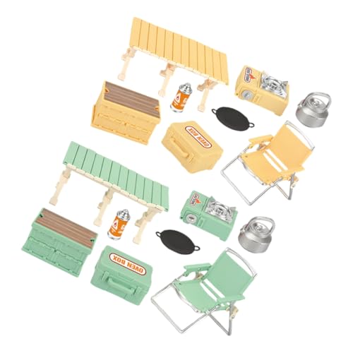 ORFOFE 16 Stück Teiliges Camping Spielset mit Mini Simulationsstuhl Faltbarem Stuhl und Tisch Realistischem Outdoor für Kleinkinder Tragbar und Platzsparend für Drinnen und Draußen ORFOFE 16 Stück Teiliges Camping Spielset mit Mini Simulationsstuhl Faltbarem Stuhl und Tisch Realistischem Outdoor für Kleinkinder Tragbar und Platzsparend für Drinnen und Draußen von ORFOFE