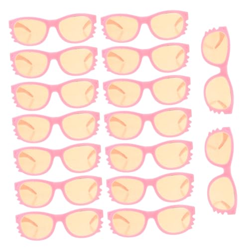 ORFOFE 16 Stück Teiliges Puppen-Sonnenbrillen Kunststoff Modische Mini-Brillen als Dekoratives Puppenzubehör Leichte Strapazierfähige Lesebrillen für Puppen und Rollenspiele Rosa ORFOFE 16 Stück Teiliges Puppen-Sonnenbrillen Kunststoff Modische Mini-Brillen als Dekoratives Puppenzubehör Leichte Strapazierfähige Lesebrillen für Puppen und Rollenspiele Rosa von ORFOFE