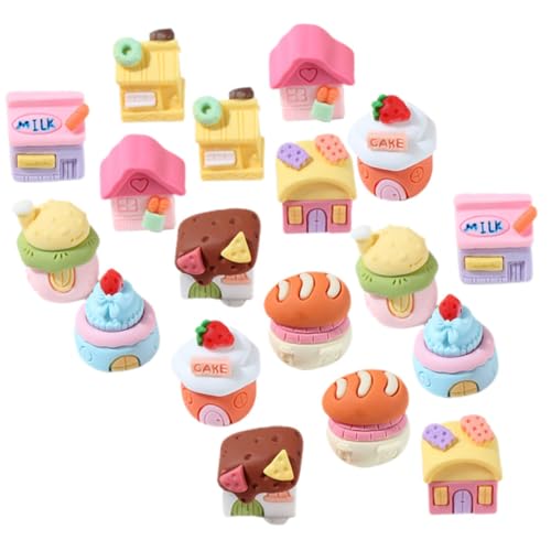 ORFOFE 18 Stück Teiliges Resin Miniatur Cartoon Haus DIY Handwerkszubehör Leichtes Mikro Landschaftsdekor Für Fotorequisiten Tischdekoration Geschenkidee ORFOFE 18 Stück Teiliges Resin Miniatur Cartoon Haus DIY Handwerkszubehör Leichtes Mikro Landschaftsdekor Für Fotorequisiten Tischdekoration Geschenkidee von ORFOFE