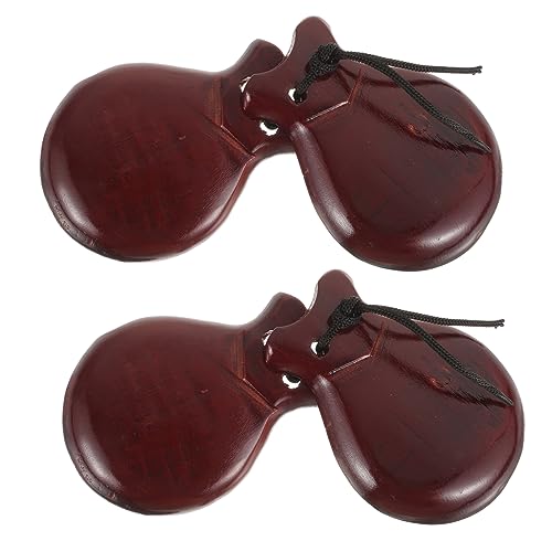 ORFOFE 1Paar Castanets aus Musikinstrumente für Musikalische Früherziehung Rhythmisches für Kleinkinder Ergonomisches Design Kleine Hände Stimuliert Musikalische ORFOFE 1Paar Castanets aus Musikinstrumente für Musikalische Früherziehung Rhythmisches für Kleinkinder Ergonomisches Design Kleine Hände Stimuliert Musikalische von ORFOFE