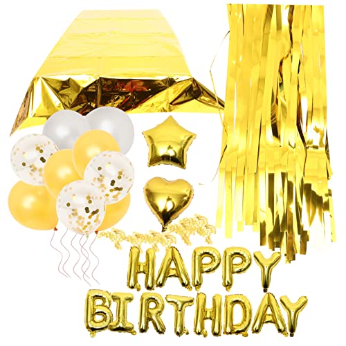 ORFOFE 1Satz Aluminiumfolienballons für Geburtstagsfeier Blush Luftballons mit Szene Dekoration und Tischdecke für Teenager und Party Events ORFOFE 1Satz Aluminiumfolienballons für Geburtstagsfeier Blush Luftballons mit Szene Dekoration und Tischdecke für Teenager und Party Events von ORFOFE