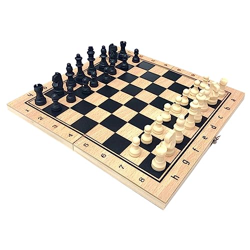 ORFOFE 1Satz Faltbares Holzschachspiel für Multifunktionales Schachspiel Tragbares Langlebiges Schachbrett für Unterwegs für Schachliebhaber ORFOFE 1Satz Faltbares Holzschachspiel für Multifunktionales Schachspiel Tragbares Langlebiges Schachbrett für Unterwegs für Schachliebhaber von ORFOFE