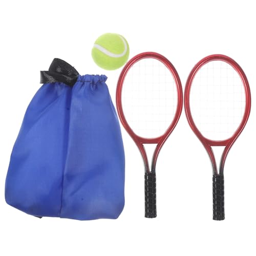 ORFOFE 1Satz Mini Tennisschläger Modell für Tischdekoration Dekorativer Desktop Tennisschläger für Mini Hausaccessoires Teiliges für Mikro Landschaft und Schlafzimmer Deko von ORFOFE