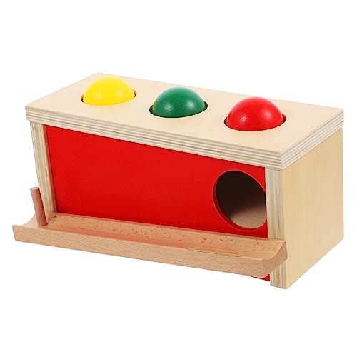 ORFOFE 1Satz Montessori Holzspielzeug für Kleinkinder Konzentrationstraining Ball Drop Box Lehrreiches für Junge Mädchen Monate zur Frühen von ORFOFE