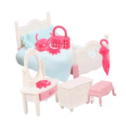 ORFOFE 1Satz Puppenhaus Möbel Miniatur Schlafzimmer Spielset Realistische Dekoration für Puppenstuben Sicher und Langlebig Perfektes für Sammler ORFOFE 1Satz Puppenhaus Möbel Miniatur Schlafzimmer Spielset Realistische Dekoration für Puppenstuben Sicher und Langlebig Perfektes für Sammler von ORFOFE