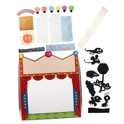 ORFOFE 1Satz Puppenspiel Set für Kreatives DIY Schattenpuppen Theater mit Lehrmaterialien Interaktiven Experimenten und Bastelprojekten Fantasie und Geschichtenerzählen ORFOFE 1Satz Puppenspiel Set für Kreatives DIY Schattenpuppen Theater mit Lehrmaterialien Interaktiven Experimenten und Bastelprojekten Fantasie und Geschichtenerzählen von ORFOFE