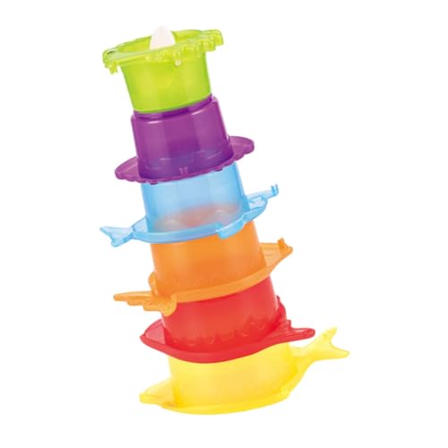 ORFOFE 1Satz Stapelbecher Cartoon Badespielzeug Transparente Strandstapelbecher für Outdoor Sommerpartys und Schwimmbadspaß ORFOFE 1Satz Stapelbecher Cartoon Badespielzeug Transparente Strandstapelbecher für Outdoor Sommerpartys und Schwimmbadspaß von ORFOFE