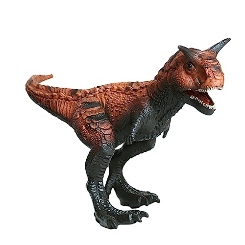 ORFOFE 1Stück Imitation Dinosaurier Modellspielzeug Carnotaurus Lebensechtes Kunststoff Dinosaurier Ornament Mini Dinosaurier Desktop für Zuhause Bar und Geschäfte von ORFOFE