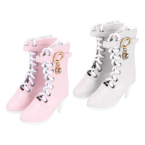 ORFOFE 2 Paare Doll High Heels Boots Prinzessin Stil Modische Puppenschuhe für Mädchen Kompatibel mit Puppen Elegante Miniatur Stiefel für Puppenkleidung ORFOFE 2 Paare Doll High Heels Boots Prinzessin Stil Modische Puppenschuhe für Mädchen Kompatibel mit Puppen Elegante Miniatur Stiefel für Puppenkleidung von ORFOFE