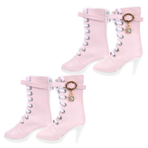 ORFOFE 2 Paare Miniatur High Heel Boots für Puppen Modische Puppenschuhe in Langlebig Passend für Prinzessinnenpuppen Geschenk für Mädchen und Puppensammler ORFOFE 2 Paare Miniatur High Heel Boots für Puppen Modische Puppenschuhe in Langlebig Passend für Prinzessinnenpuppen Geschenk für Mädchen und Puppensammler von ORFOFE