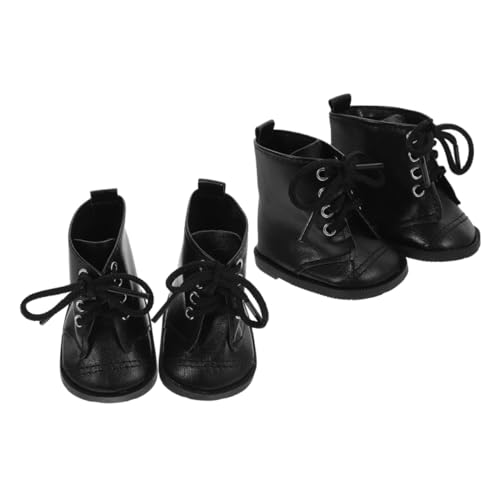 ORFOFE 2 Paare Puppenstiefel aus PU Leder Modische Mädchen Puppenschuhe Dollhouse Kleidungszubehör Komfortable und Detailreiche Doll Dress Up Boots Geeignet für Puppenmode ORFOFE 2 Paare Puppenstiefel aus PU Leder Modische Mädchen Puppenschuhe Dollhouse Kleidungszubehör Komfortable und Detailreiche Doll Dress Up Boots Geeignet für Puppenmode von ORFOFE
