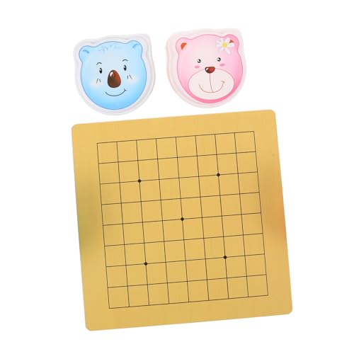 ORFOFE 2 Sätze Go Spielset mit Miniatur Holzbrett und Kunststoffsteinen Niedliche Schachschale Doppelseitiges und Weiqi Brett Fördert Kognitive Fähigkeiten und Strategisches ORFOFE 2 Sätze Go Spielset mit Miniatur Holzbrett und Kunststoffsteinen Niedliche Schachschale Doppelseitiges und Weiqi Brett Fördert Kognitive Fähigkeiten und Strategisches von ORFOFE