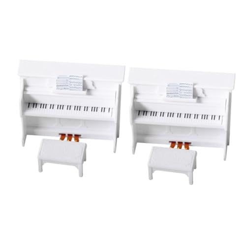 ORFOFE 2 Sätze Miniatur Stehklavier und Hocker Tragbares Mini Piano Modell mit Bank Puppenhaus Musik Requisiten Kleine Möbel für Kreativität und Fotografie Vielseitig Einsetzbar ORFOFE 2 Sätze Miniatur Stehklavier und Hocker Tragbares Mini Piano Modell mit Bank Puppenhaus Musik Requisiten Kleine Möbel für Kreativität und Fotografie Vielseitig Einsetzbar von ORFOFE