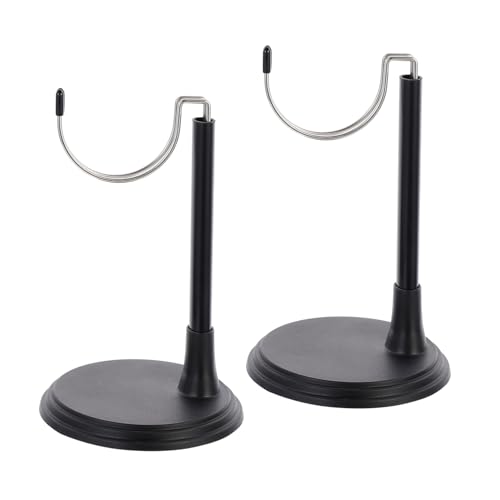ORFOFE 2 Sätze Teiliges Schwarze Doll Halterungen für Stabile Puppenpräsentation und Figurenständer Langlebiges Puppenzubehör für Display und Aufbewahrung von ORFOFE