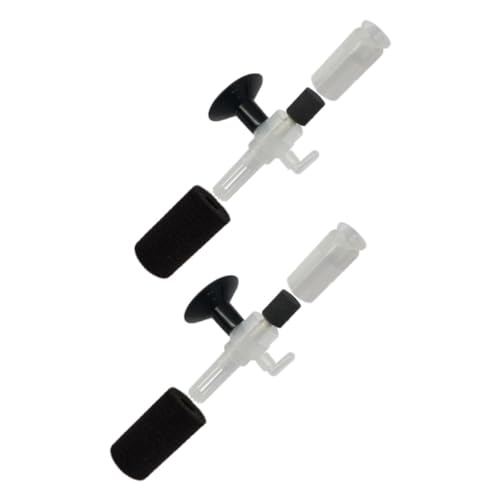 ORFOFE 2 Stück Aquarium Sauerstofffilter Mini Wasserfilter für Fischbecken Submersibel Langlebig Leicht zu Reinigen Geeignet für Aquarien und Fischbehälter von ORFOFE