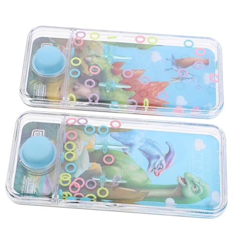 ORFOFE 2 Stück Ferrule Wassermaschine Wasserspiel Handheld Wasserspiele Für Handheld Handheld-Spiele Wasserring-Spiel Mit Wasserring Retro- Plastik von ORFOFE