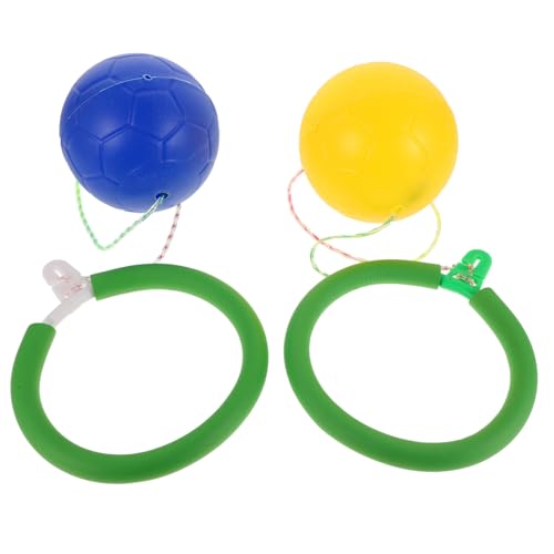 ORFOFE 2 Stück Fußring Springball für Fitness und Outdoor und Erwachsene Fördert Koordination Beinmuskelaufbau Balance Langlebiges Sportspielzeug für Draußen von ORFOFE