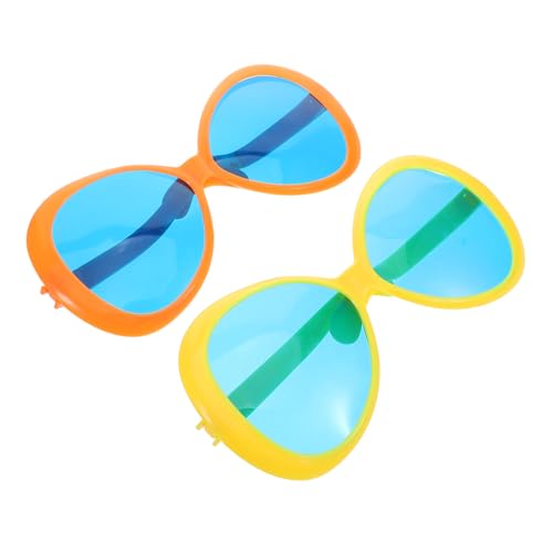 ORFOFE 2 Stück Große Lustige Hawaii Sonnenbrillen Bunte Kunststoffbrillen für Strand und Poolpartys Vielseitiges Partyzubehör Leichte Auffällige Foto Requisiten ORFOFE 2 Stück Große Lustige Hawaii Sonnenbrillen Bunte Kunststoffbrillen für Strand und Poolpartys Vielseitiges Partyzubehör Leichte Auffällige Foto Requisiten von ORFOFE