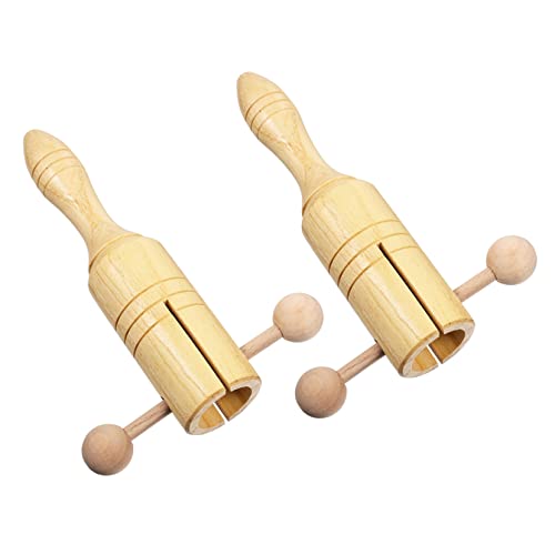 ORFOFE 2 Stück Holz Handrassel Musikinstrument Pädagogisch Percussion Instrumente für Kleinkinder Koordination und Rhythmusgefühl ORFOFE 2 Stück Holz Handrassel Musikinstrument Pädagogisch Percussion Instrumente für Kleinkinder Koordination und Rhythmusgefühl von ORFOFE