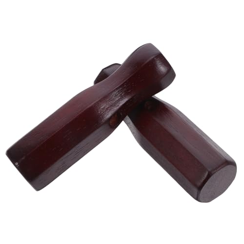 ORFOFE 2 Stück Holz Tischfußballgriffe Octagonal Ergonomisch Anti-rutsch Ersatzgriffe für Tischfußballmaschinen Holzgriff für Foosball Rod Handle von ORFOFE