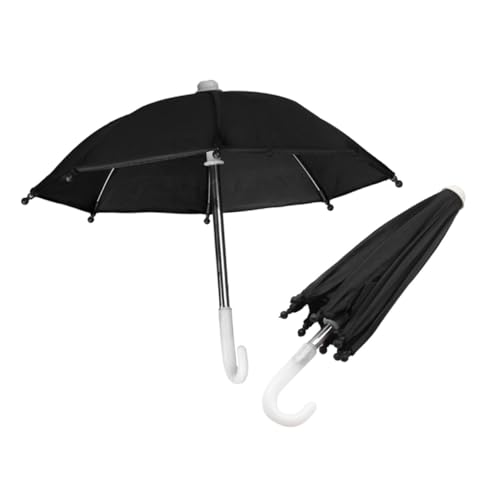 ORFOFE 2 Stück Mini Regenschirm für Puppenhaus Schwarzer Miniaturschirm Stabiles Modellzubehör für Spiel und Dekoration Geeignet Puppen und Miniaturhäuser ORFOFE 2 Stück Mini Regenschirm für Puppenhaus Schwarzer Miniaturschirm Stabiles Modellzubehör für Spiel und Dekoration Geeignet Puppen und Miniaturhäuser von ORFOFE